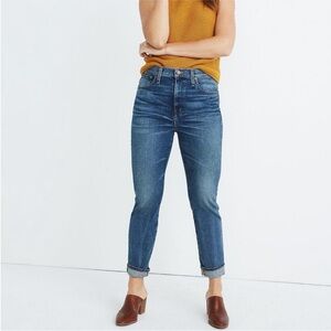 Madewell The High Rise Slim Boyjean Frisco Wash Size 27